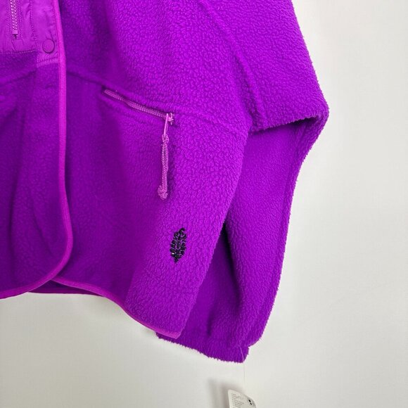 FREE PEOPLE Movement Hit The Slopes Pullover in Vivid Violet Size Medium - Picture 5 of 15